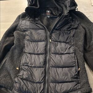 Halifax Black Puffer Jacket with‎ Hood